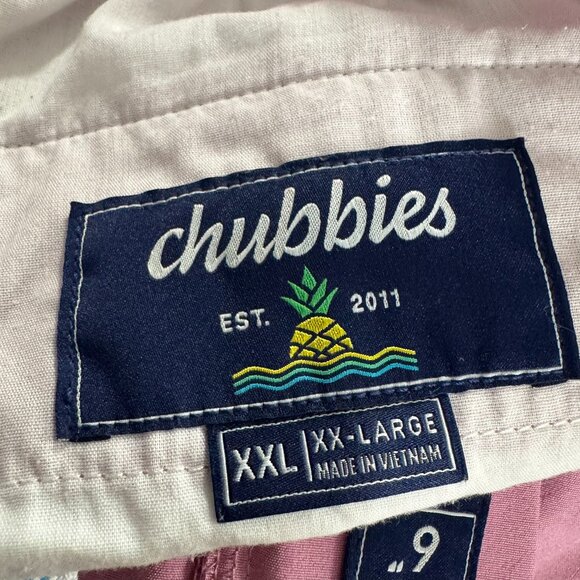 Chubbies Everywear Shorts Mens 2XL Cherry‎ Blossoms 6" Pink Stretch SS-1960 - Picture 8 of 12